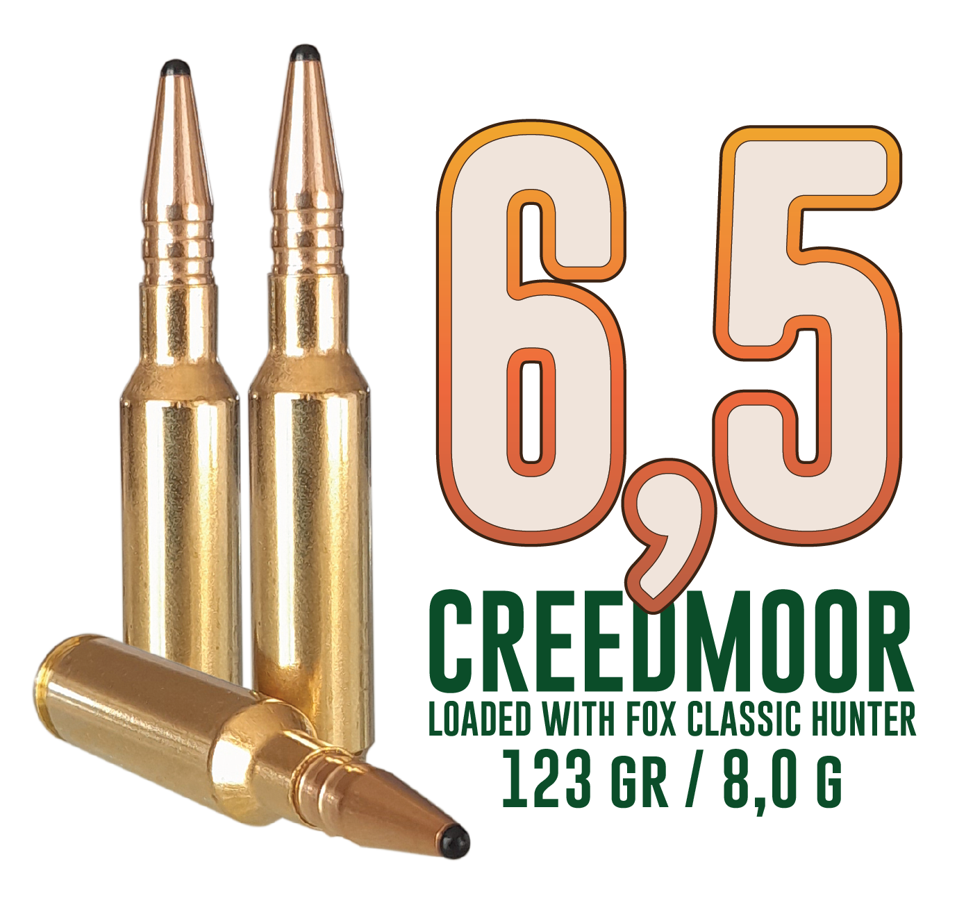 Classic Hunter Munition bleifrei 6,5 Creedmoor Classic Hunter Munition bleifrei 6,5 Creedmoor