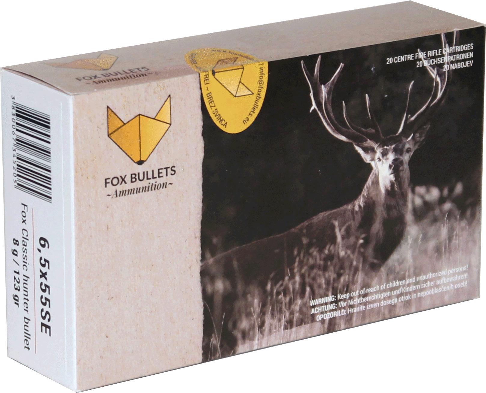 Classic Hunter Munition bleifrei 6,5x55 SE Classic Hunter Munition bleifrei 6,5x55 SE