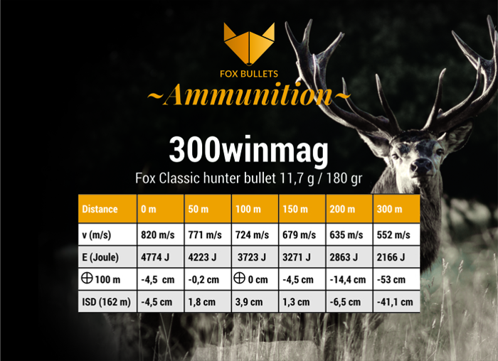 Classic Hunter Munition bleifrei .300 Win. Mag.