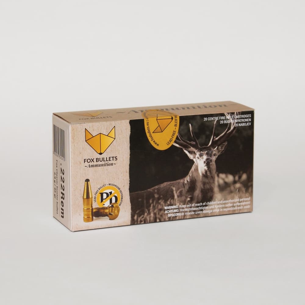 Classic Hunter Munition bleifrei .222 Remington  Classic Hunter Munition bleifrei .222 Remington