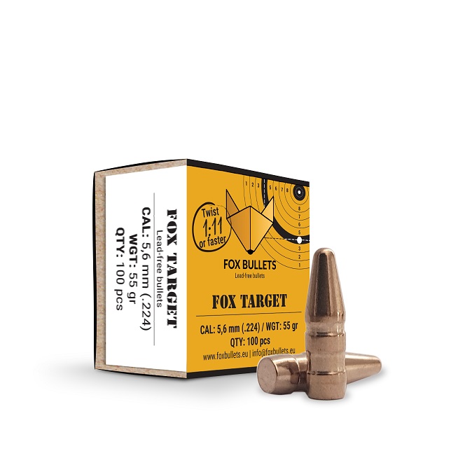 Fox Bullets Geschosse Target .224