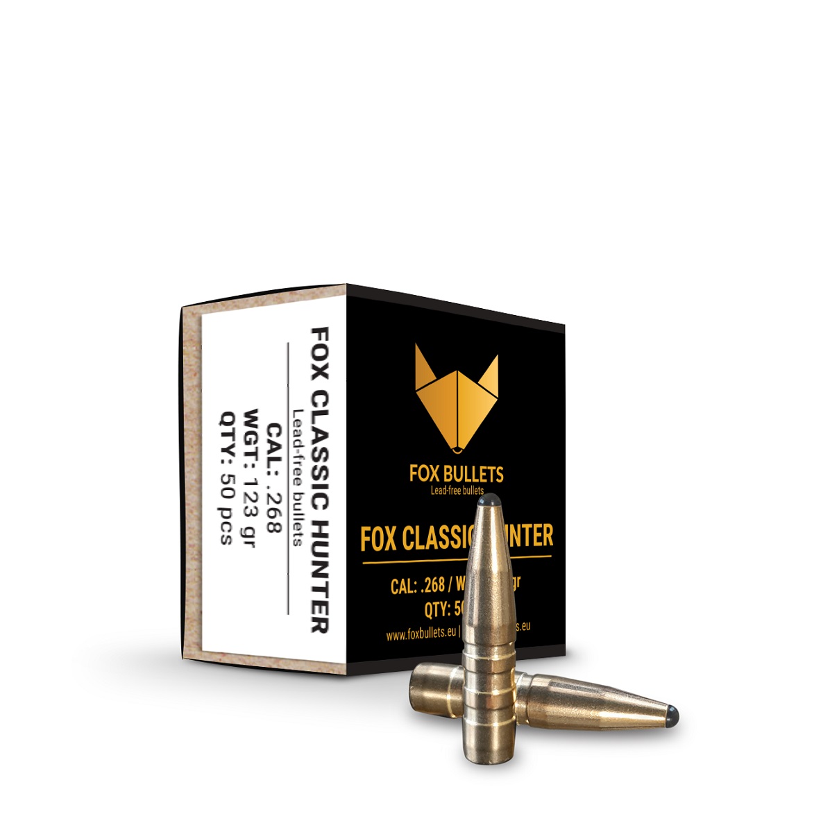 Fox Bullets Classic Hunter Geschosse - .268