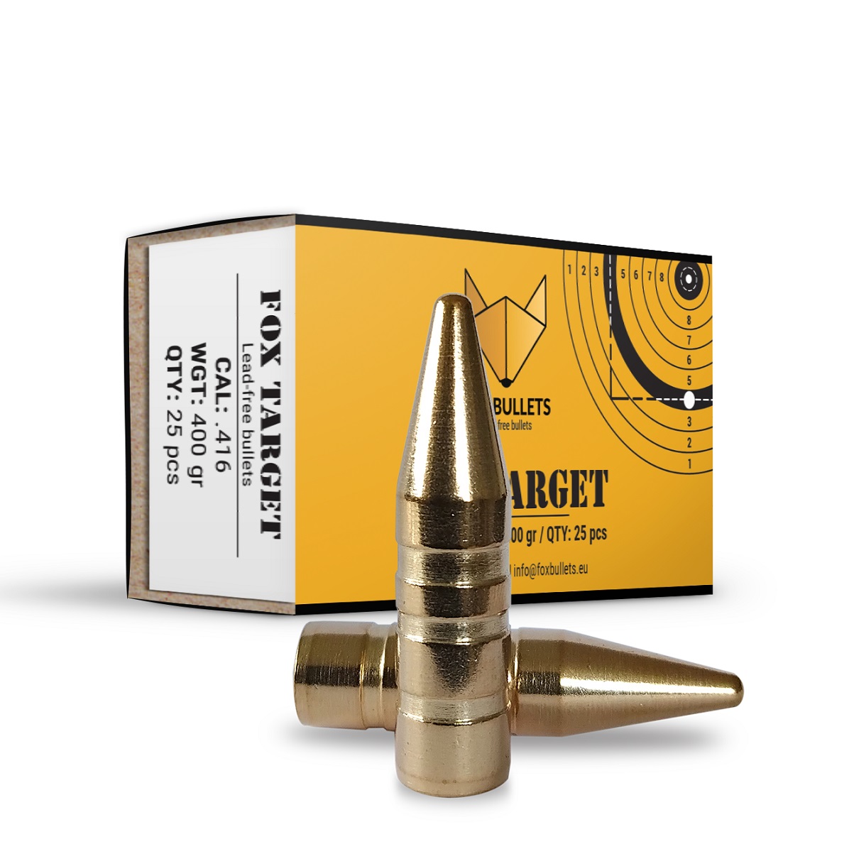 Fox Bullets Geschosse Target .416