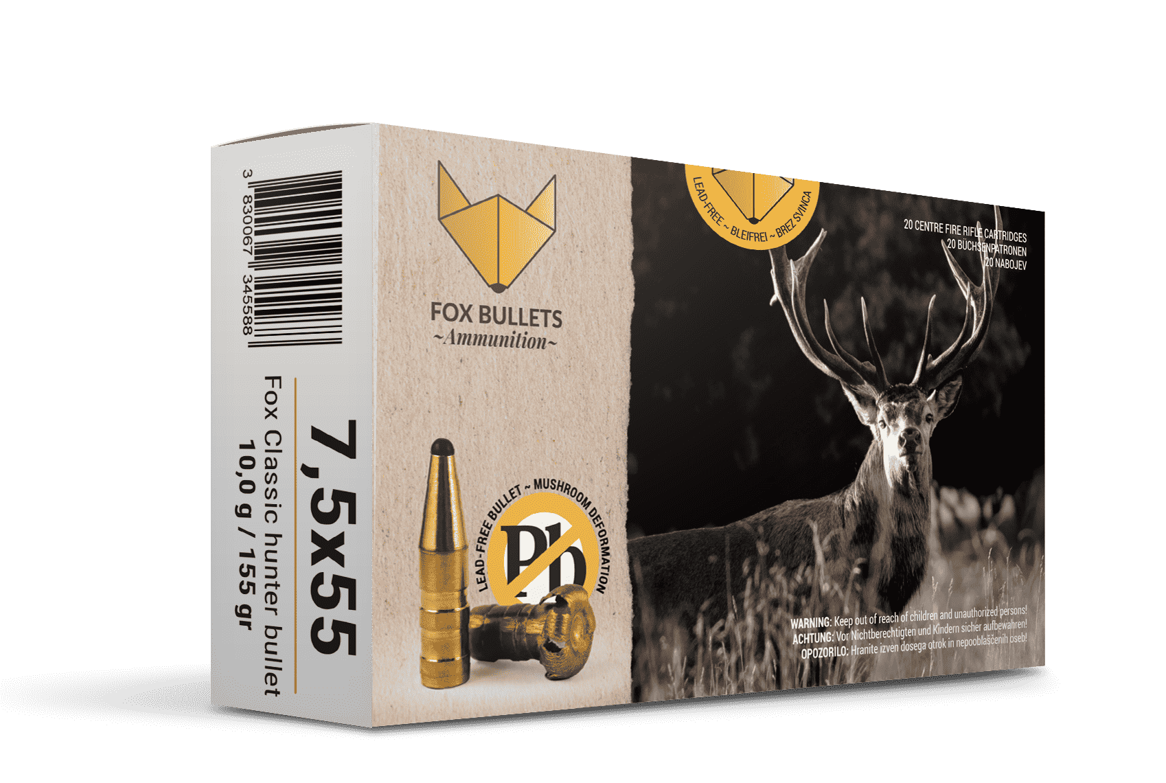 Classic Hunter Munition bleifrei 7,5x55 Swiss Classic Hunter Munition bleifrei 7,5x55 Swiss